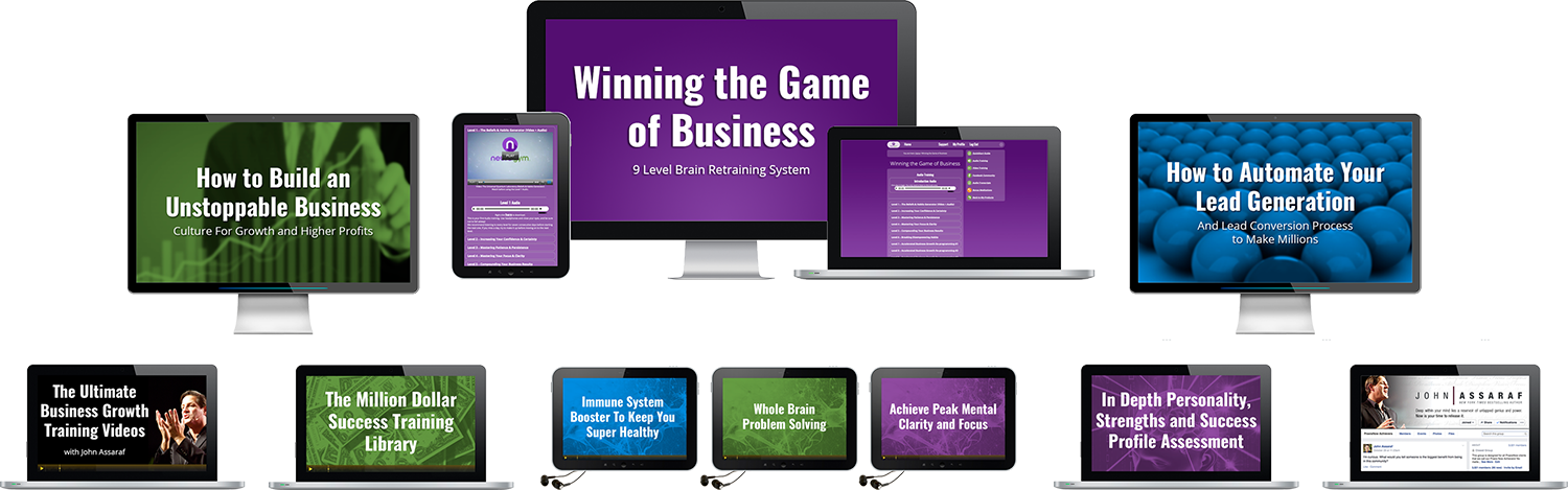 NeuroGym John Assaraf Winning The Game Of Business Success Training System