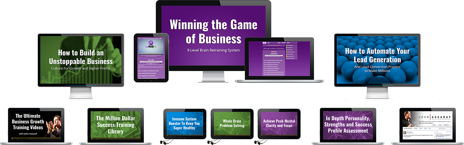 NeuroGym John Assaraf Winning The Game Of Business Success Training System